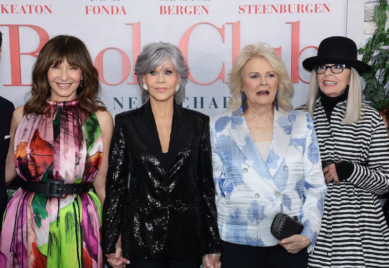 Mary Steenburgen, Jane Fonda, Candice Bergen and Diane Keaton attend the premiere of Book Club: The Next Chapter at AMC Lincoln Square Theater on May 08, 2023 in New York City. Photograph: by Dimitrios Kambouris/Getty Images