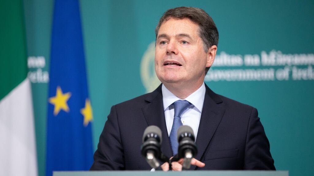 Minister for Finance Paschal Donohoe finally has some substantial bullets to shoot back at the Republic’s critics. Photograph: Julien Behal/PA Wire