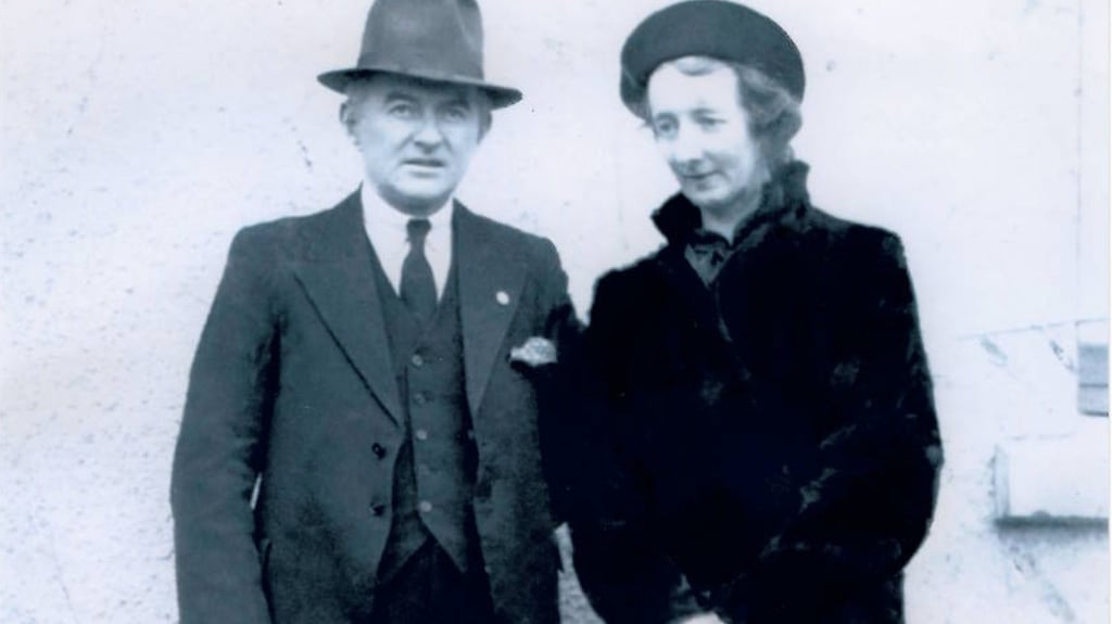 John and Alice Higgins, the President’s parents, on the day of their wedding.