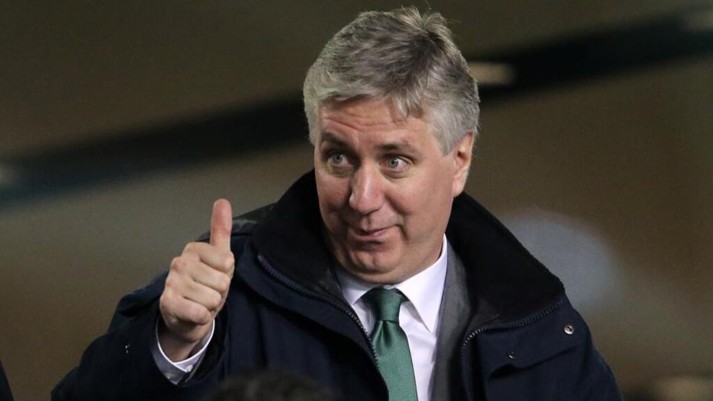 FAI chief executive John Delaney not happy with SFA. Photograph: Cathal Noonan / Inpho