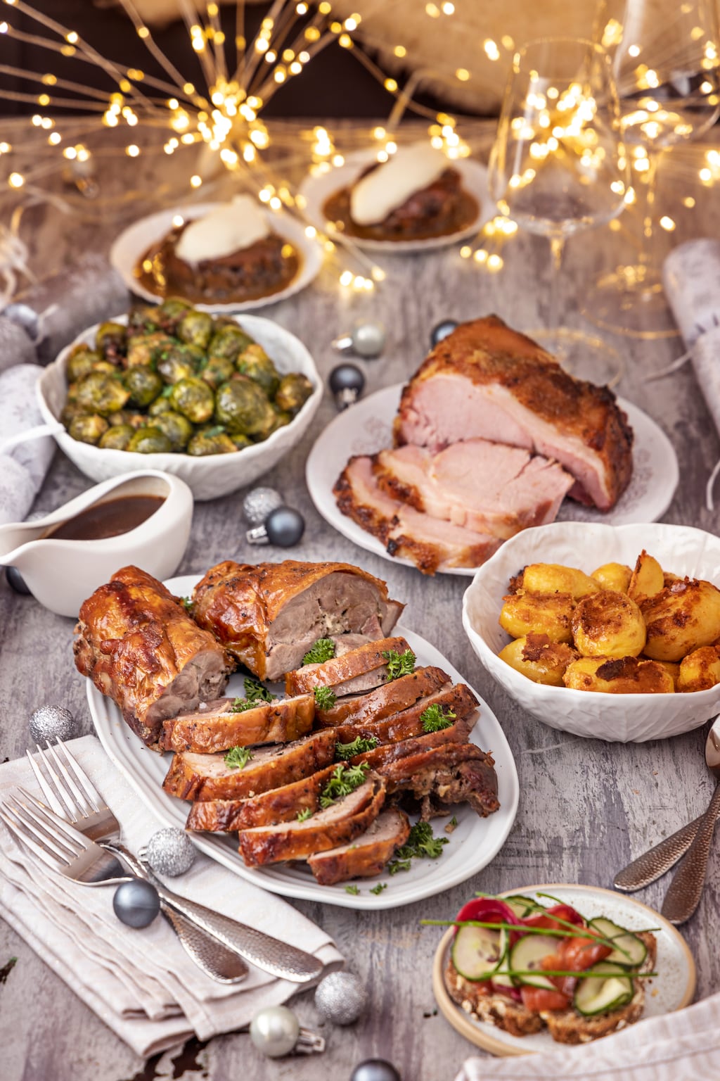 Dishes for Christmas lunch or dinner by Gráinne O’Keefe. Photograph: Harry Weir Photography