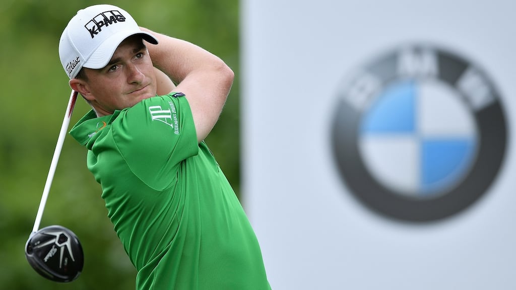 Paul Dunne has secured a place at next month’s British Open at Royal Troon. Photograph: Getty