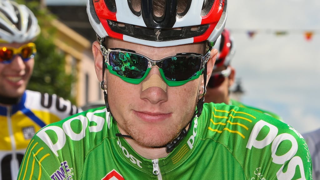 Sam Bennett: benefitted form his spell with the An Post Chainreaction team. Photograph: Ciaran Fallon/Inpho