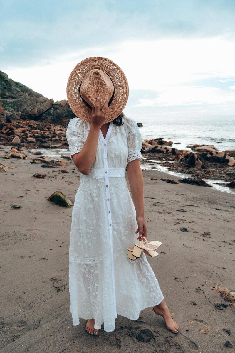 White lace dress €238 by FeeG (also comes in pink)