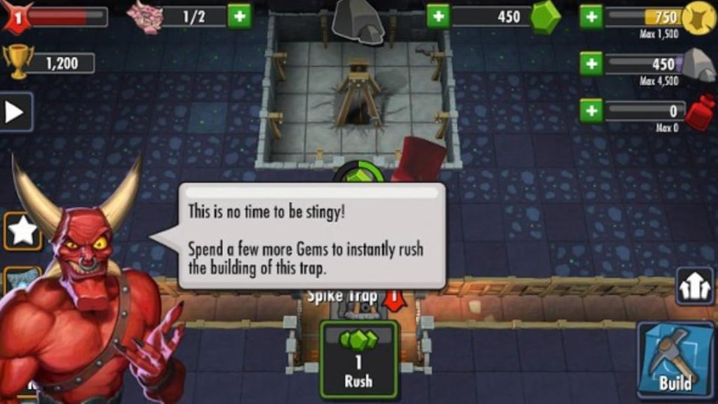 EA’s Dungeon Keeper, a PC game from the late 1990s. When a free version came out on mobile this year, critics panned it for asking players to spend too much money to avoid long waits. Photograph: Electronic Arts via New York Times