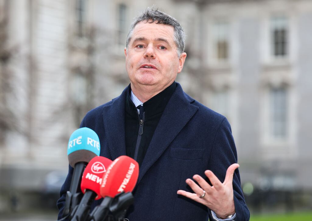 Paschal Donohoe told reporters this month that the EU’s new rules were “undoubtedly going to have an impact on the fiscal stance of the euro area”, which he described as “restrictive” in 2024. Photograph: Leah Farrell/ RollingNews.ie