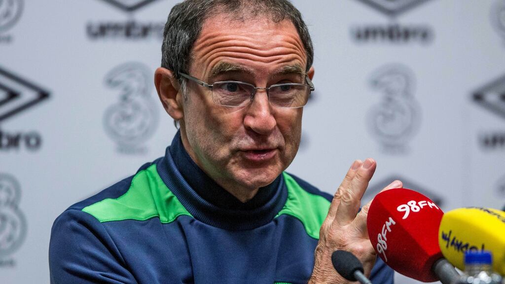 Republic of Ireland manager Martin O’Neill is not looking forward to making the final cut of players ahead of the European Championships. Photograph: Tommy Dickson/Inpho