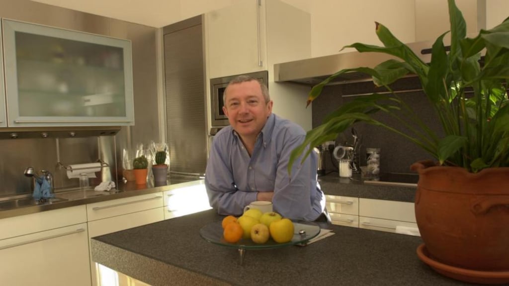 Louis Walsh’s mother Maureen was not at home in the early afternoon last week when intruders broke into a shed at the rear of the house and stole aviation gasoline for a helicopter. Photograph: Bryan O’Brien/ The Irish Times