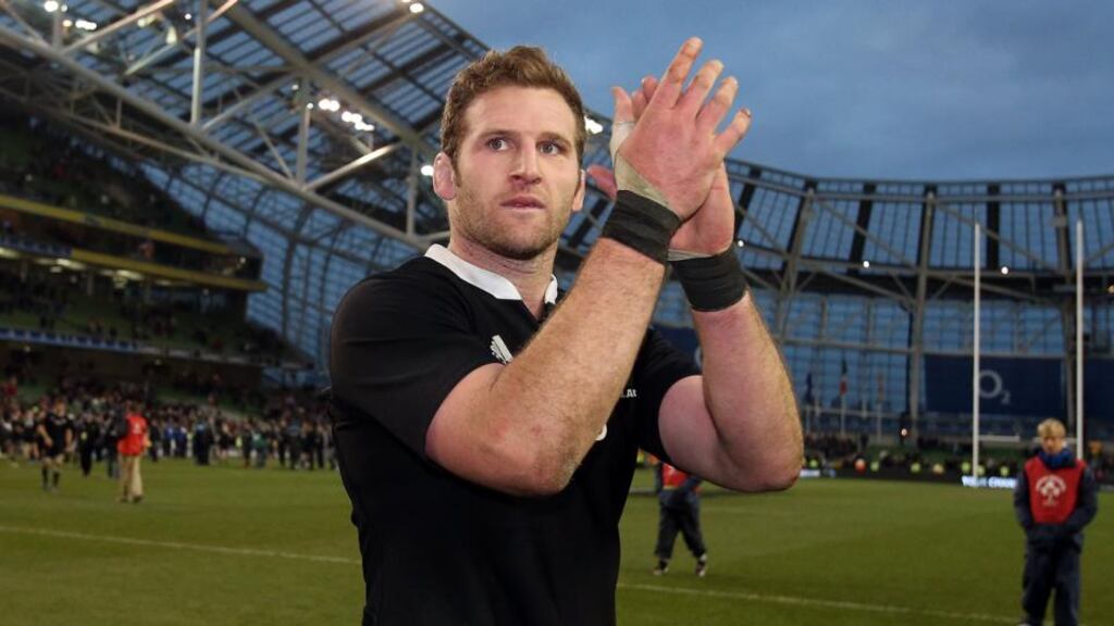 Kieran Read of New Zealand after their two-point win over Irleand at the Aviva Stadium. Photograph: Dan Sheridan/Inpho