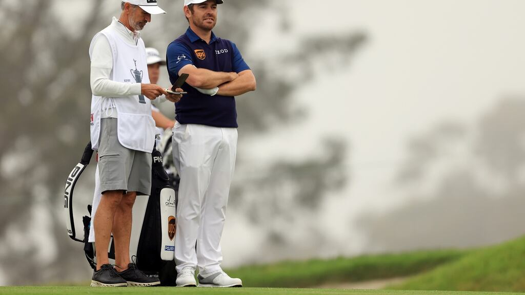 Louis Oosthuizen shares the first round lead in the US Open. Photograph: Sean M Haffey/Getty
