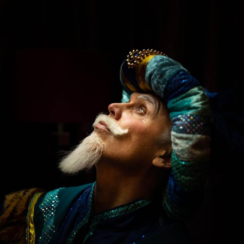 Aladdin: Richard Lynch as the Emperor in Limerick. Photograph: Sean Curtin/True Media