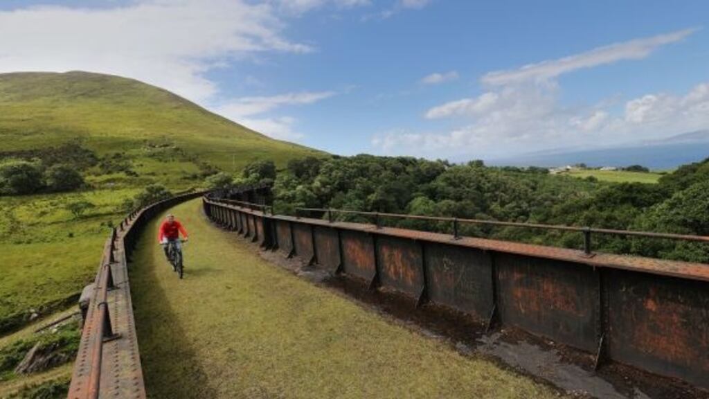Gleesk Viaduct which is part of the proposed greenway will require repair. Photograph: Valerie O’Sulliva
