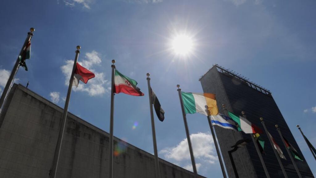Ireland is taking centre stage at United Nations talks in New York that will determine the future course of global development. Photograph: Stan Honda/AFP/Getty Images.