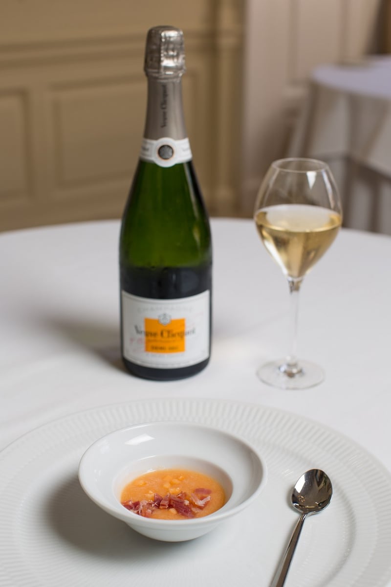 Food and Champagne pairings at Residence, St Stephen’s Green, Dublin. Photograph: Kenneth O’Halloran
