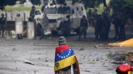 Venezuelan protesters block streets in final push to derail Sunday vote
