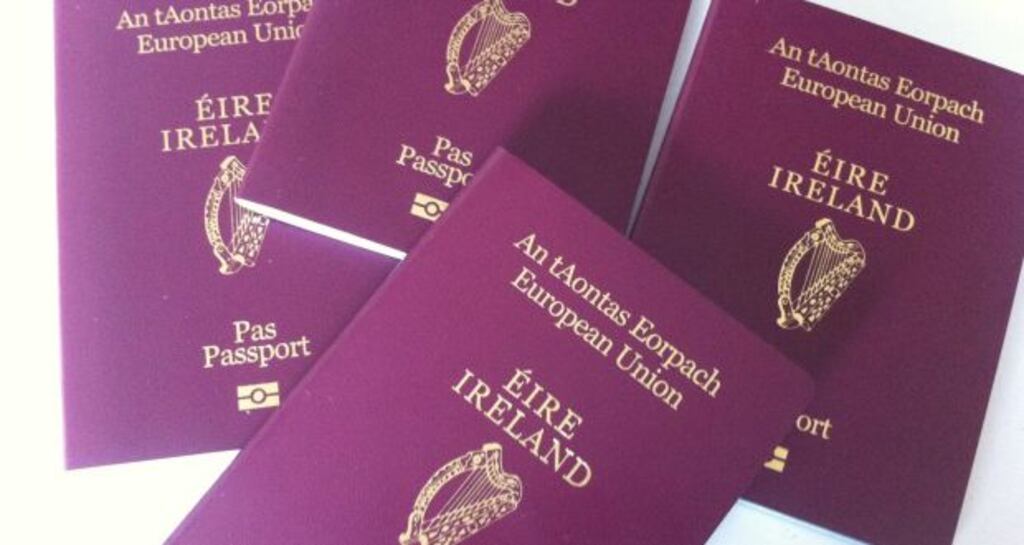 Demand for Irish passports is at a record level with applications up 8.5 per cent year on year. Photograph: Bryan O’Brien/The Irish Times