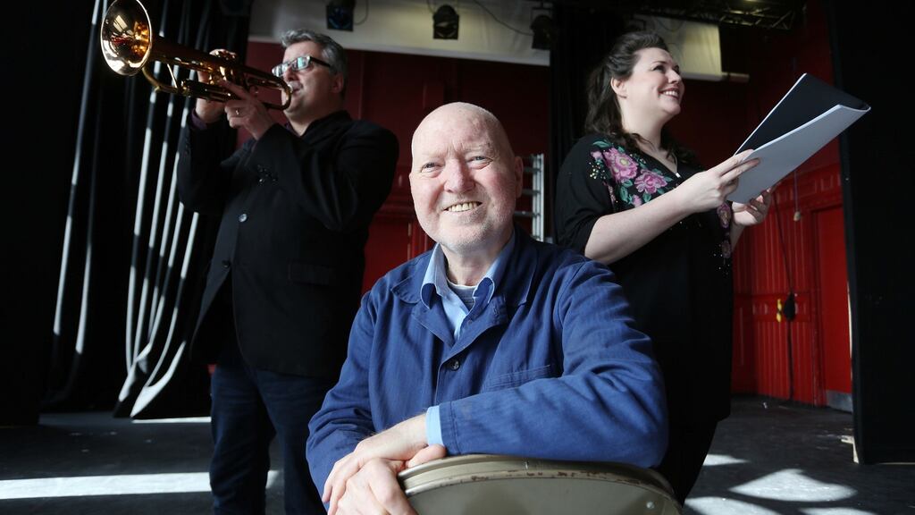 Dave Duggan, jazz trumpeter Linley Hamilton and actor Orla Mullan