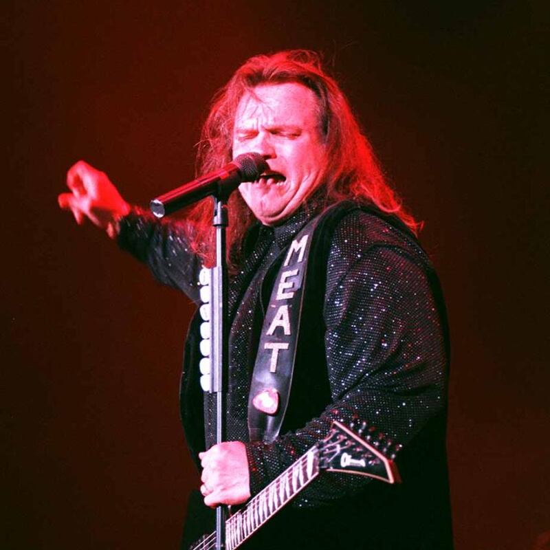 Meat Loaf on stage at The Point, Dublin, in April 1996. Photograph: Joe St Leger/The Irish Times