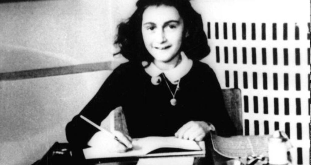 Anne Frank, the young Jewish diarist who with her family hid from the Nazis in Amsterdam, the Netherlands, during the second World War. File photograph: AP/PA