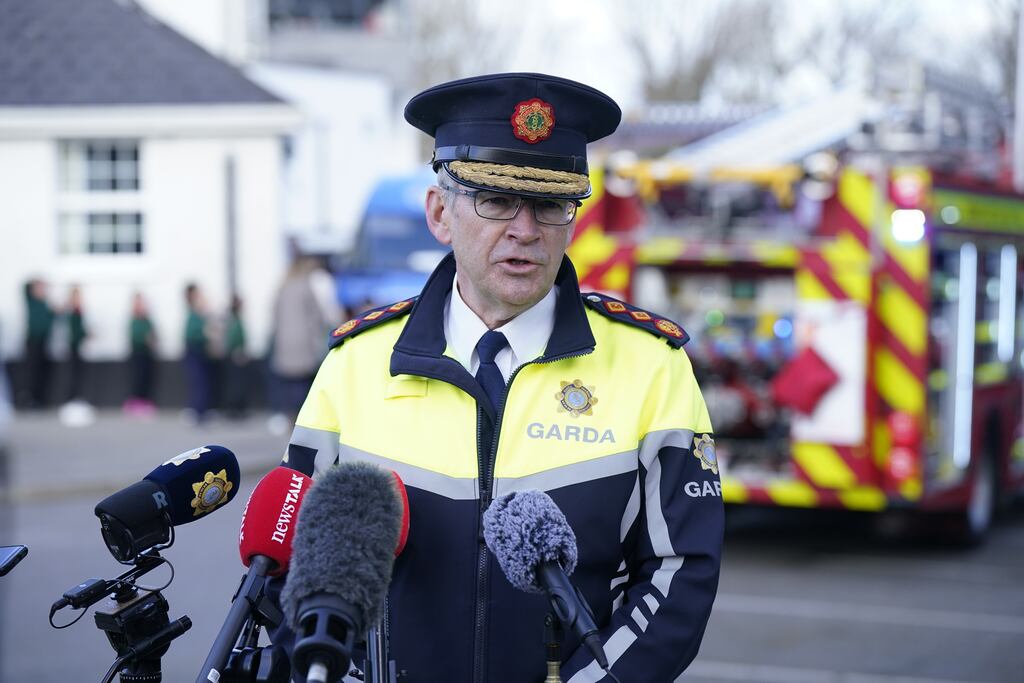 Garda Commissioner Drew Harris issued a directive to all uniformed Garda personnel to spend 30 minutes of each shift engaged in high visibility roads policing. Photograph: Niall Carson/PA Wire