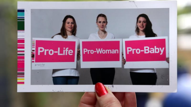 Pro-Life Campaign postcard sent to members of the Oireachtas. Photograph: Joe O’Shaughnessy