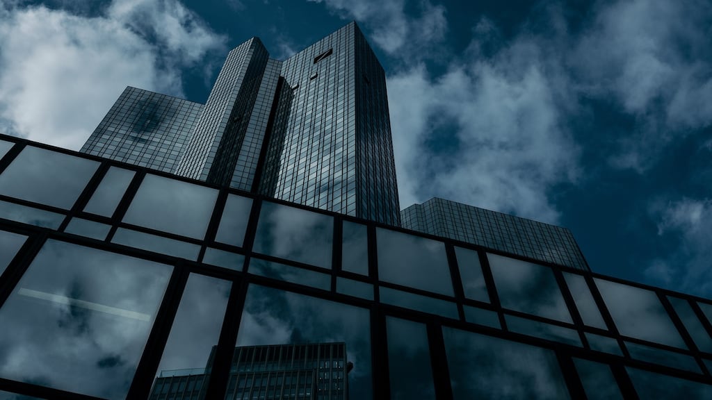 The headquarters of Deutsche Bank in Frankfurt, Germany. Photograph: Felix Schmitt/The New York Times