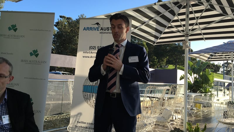 The Irish Australian Chamber of Commerce hosts regular networking events for its 7,000 members.