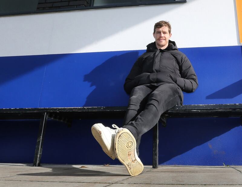 Trimble at Coleraine rugby club. Photograph: Margaret McLaughlin