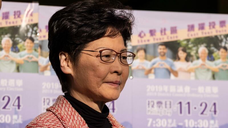 Carrie Lam, Hong Kong’s chief executive. Photograph: The New York Times