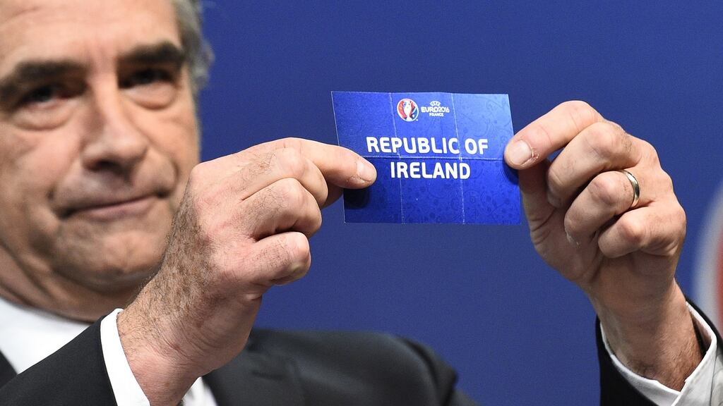 Will Ireland get a favourable draw for the Euro 2016 finals? Photo: Getty Images