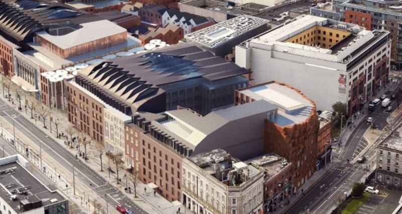 A computer-generated impression of German architect Friedrich Ludewig’s designs that envisage the restoration of historic street patterns, building lines and scale