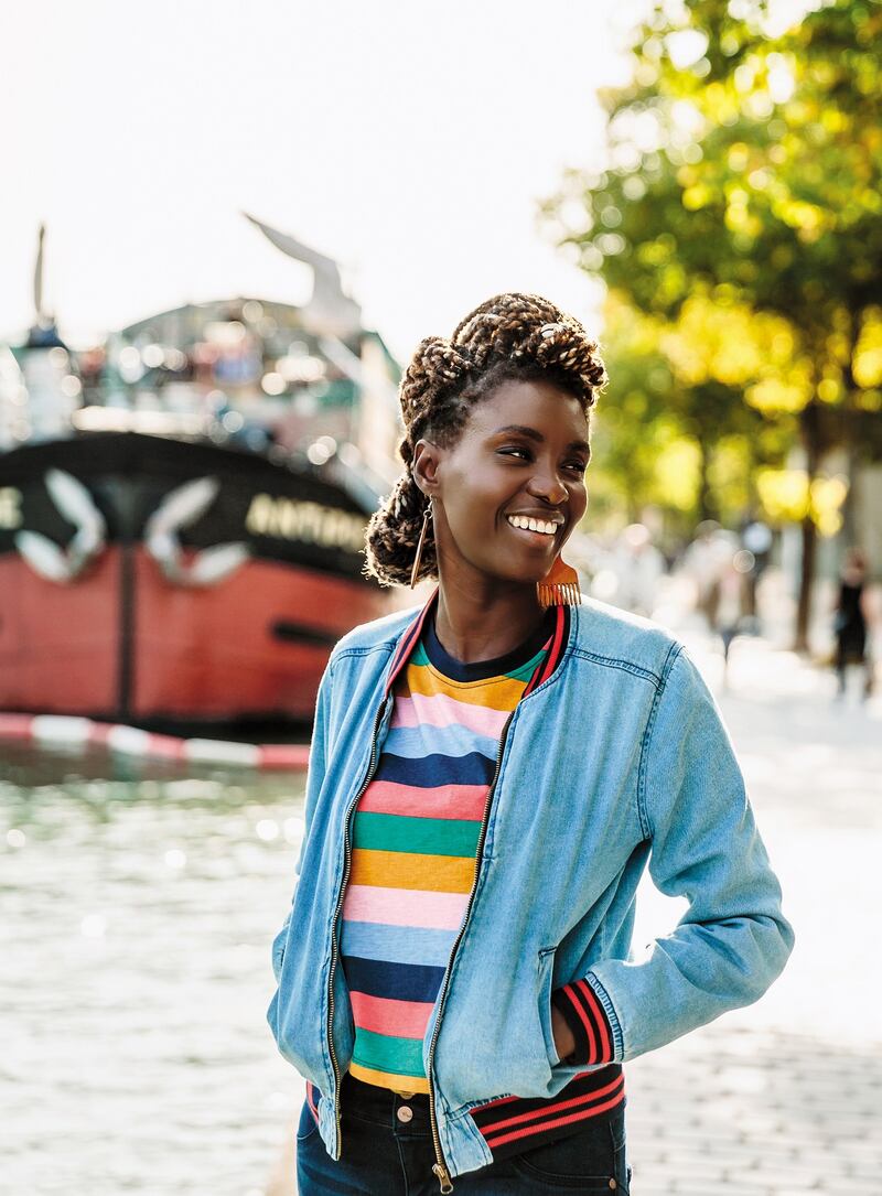 Journalist and activist Rokhaya Diallo: “There’s a whole image around the Parisienne that needs to be reconstructed...” Photograph: Joann Pa