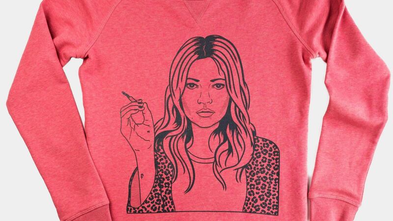 Kate T-shirt in cranberry by Jill & Gill, €145