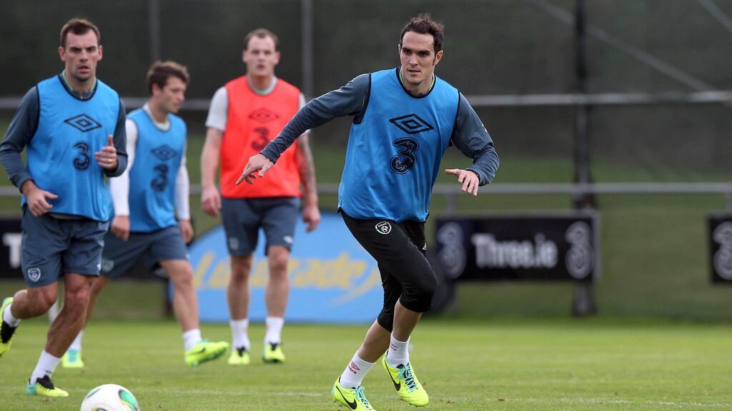 Republic of ireland defender Joey O’Brien has returned from long-term injury and could pplay in West Ham’s home game against Manchester City on Saturday evening. Photograph: /Donall Farmer/Inpho