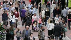 Grafton Street goes green to celebrate new pavements