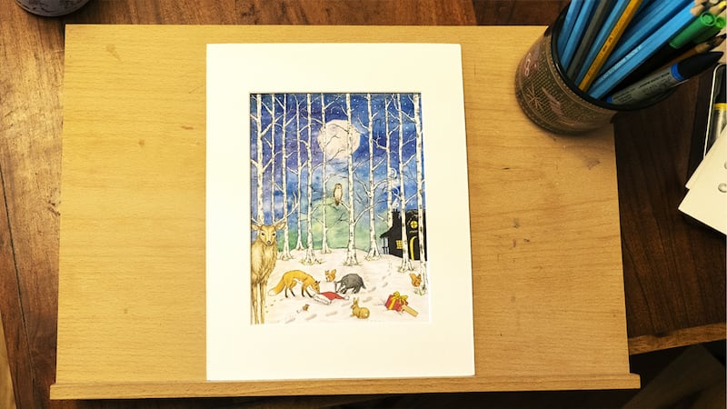 Jenni Kilgallon’s print which will be exclusive to the Winter Wonderbox