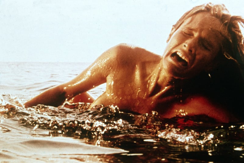 Jaws: Denise Cheshire as the skinny-dipper chomped in half. Photograph: Universal/Fotos/Getty