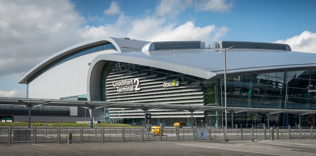 Terminal 2 at Dublin Airport was evacuated on Saturday as a precautionary measure. Photograph: Getty Images