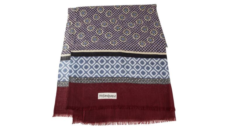 Lot 176 6, Yves Saint Laurent wool scarf (€100–€120) at O’Reilly’s
