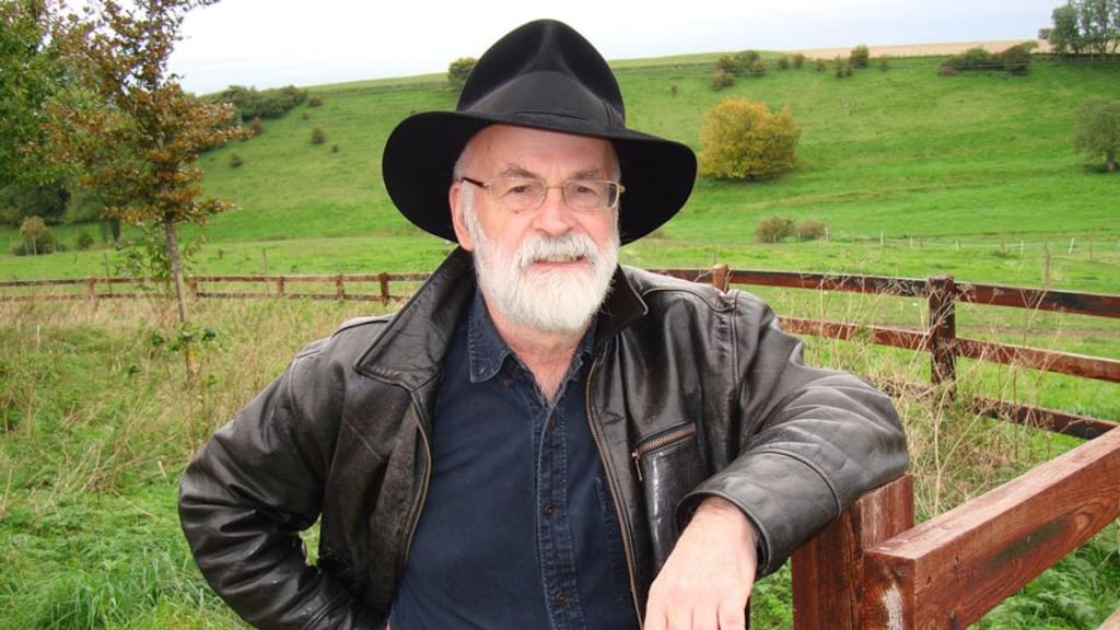 Terry Pratchett: continued to write and completed his last book, a new Discworld novel, last summer before succumbing to the final stages of Alzheimer’s disease. Photograph: Rob Wilkins/PA Wire