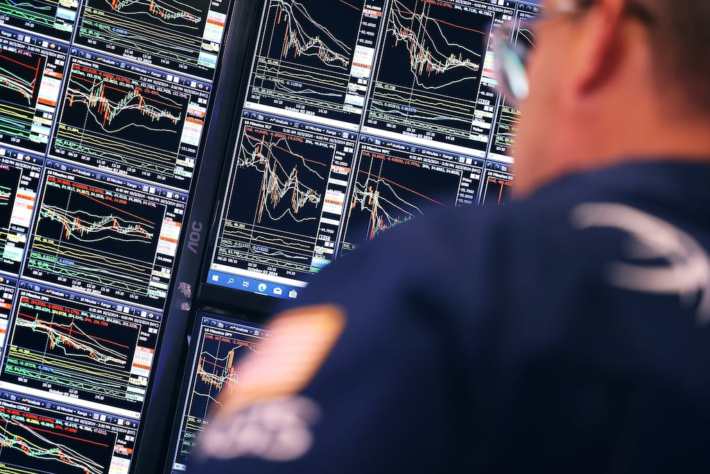 Brent crude oil slipped as much as 5.5 per cent this week to $60.18 a barrel – nearing lows last seen in May and early 2021. Photograph: Michael Santiago/Getty Images