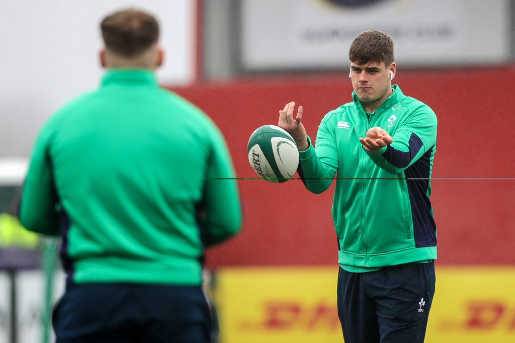 Ireland's James McNabney. Photograph: Ben Brady/Inpho