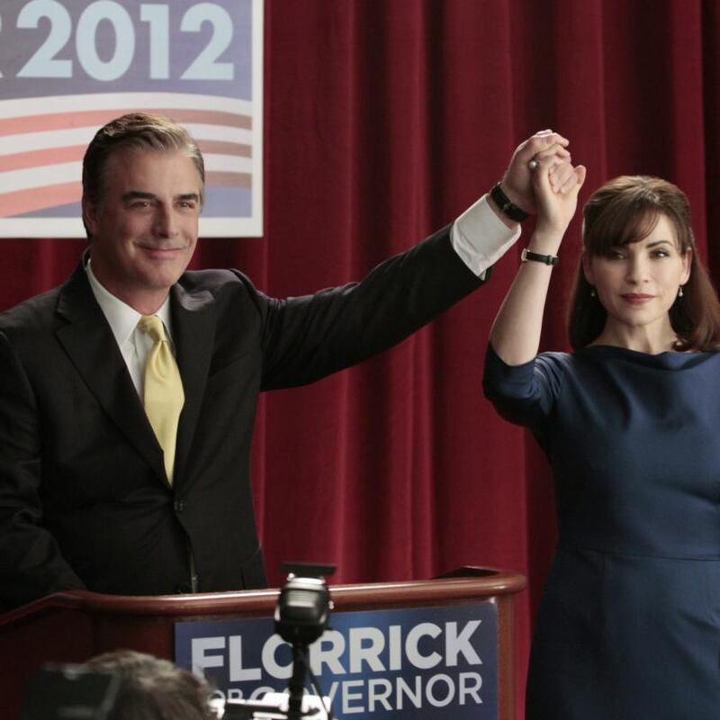 Noth with Julianna Margulies in The Good Wife in 2009. Photograph: Giovanni Rufino/CBS via Getty