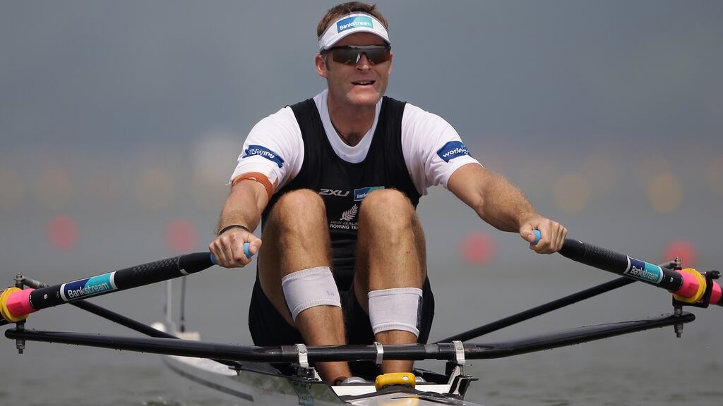 New Zealand have chosen Mahe Drysdale (41) as their single sculler for their World Cup campaign in this Olympic year. Photograph: Chung Sung-Jun/Getty Images
