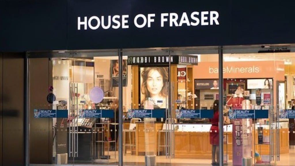 The deal for House of Fraser in Dundrum was concluded on Tuesday.