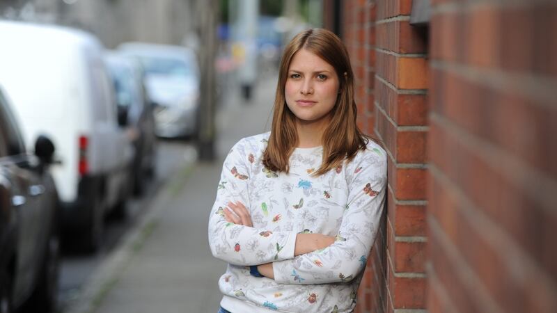Madeleine Johansson from Sweden who is a Solidarity People Before Profit Councillor in South County Dublin CC. Photograph: Aidan Crawley/The Irish Times
