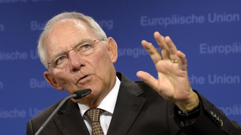 German finance minister Wolfgang Schäuble