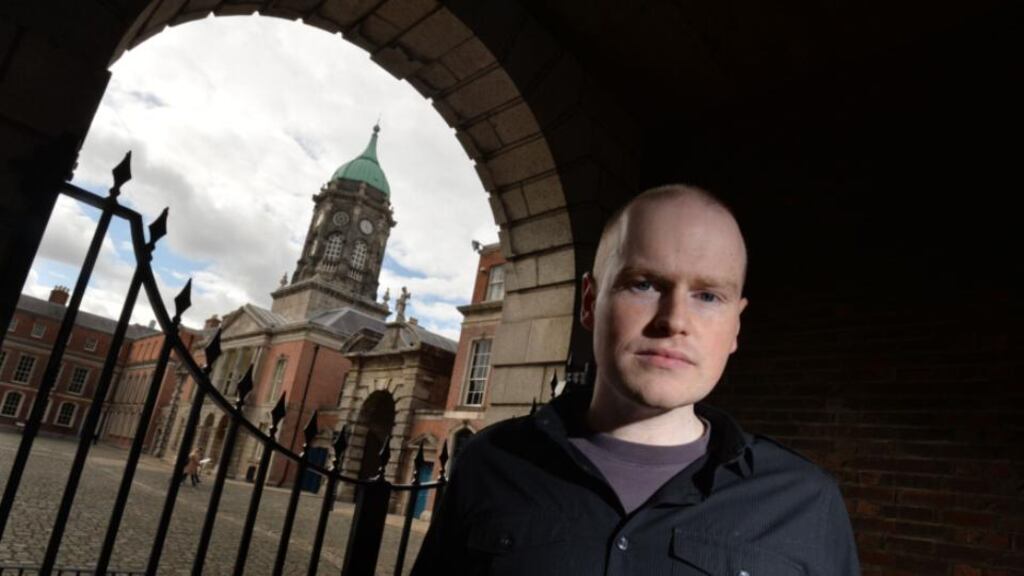 Andrew Hughes, whose historical novel The Convictions of John Delahunt focuses on an informer who ends up being hanged, and is based on real 19th-century people. Photograph: Alan Betson