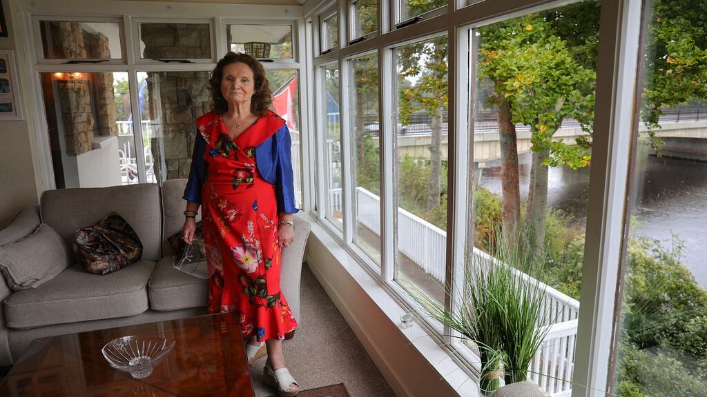 Mary Guerin in the Killarney View House bed and breakfast: She had expected to be full by Thursday but there was ‘a noticeable dip’ since the announcement. Photograph: Valerie O’Sullivan
