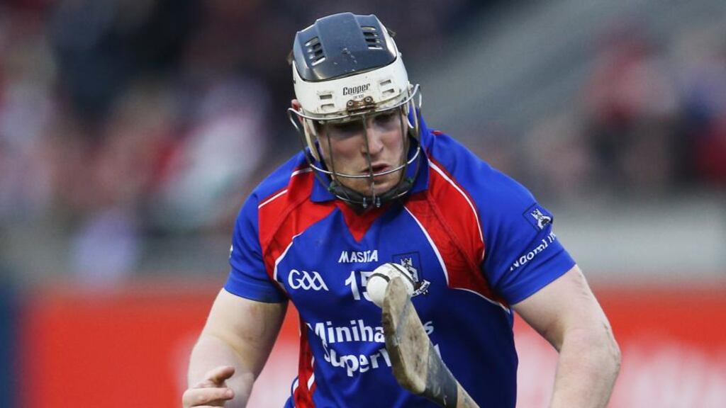 Bernard Burke who was man of the match for St Thomas’ against Loughgiel in the All-Ireland club semi-final. Photograph: Cathal Noonan/Inpho